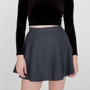 American Apparel Houndstooth Circle Skirt